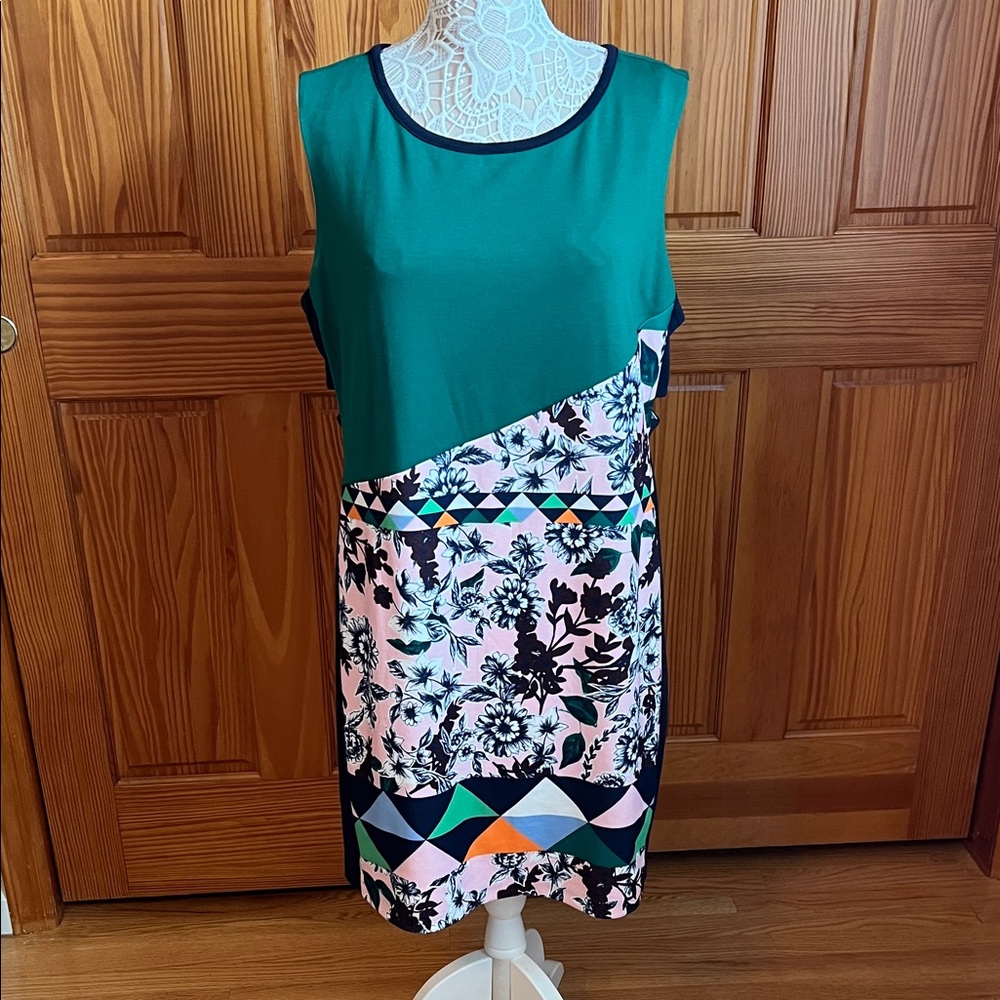 Harper & Liv Patterned Form Fitting Dress